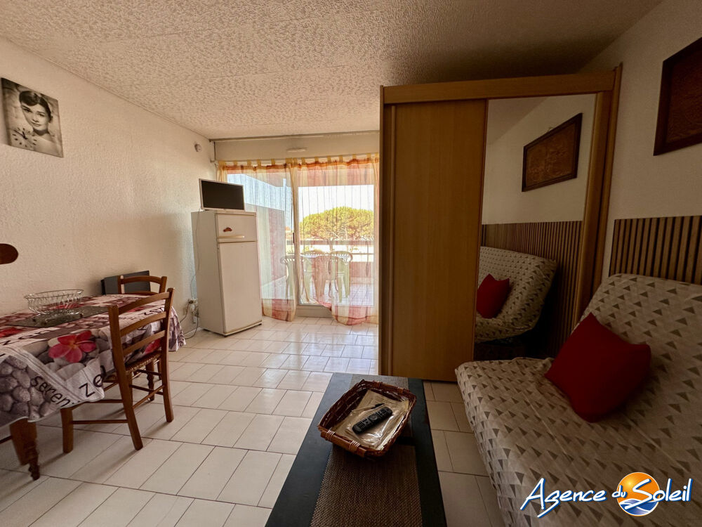 Vente Appartement Beau T1-cabine avec belle terrasse vue Canigou Canet-en-roussillon