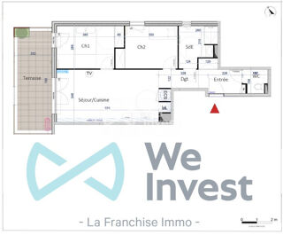  Appartement à vendre 3 pièces 65 m²