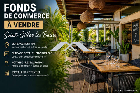 Fonds de commerce restauration - Saint Gilles les Bains 468000 97434 Saint-paul
