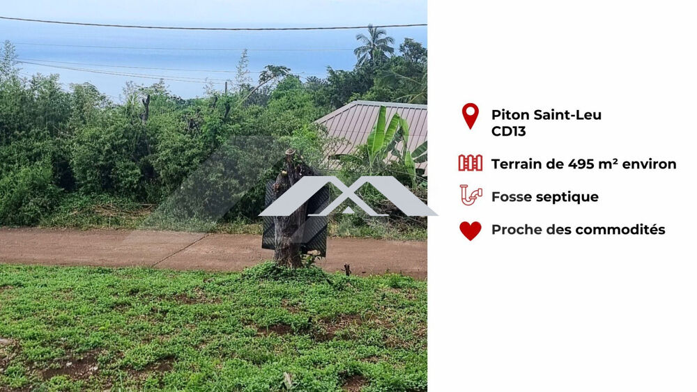 Vente Terrain Terrain 495 m² Piton Saint Leu Saint-leu