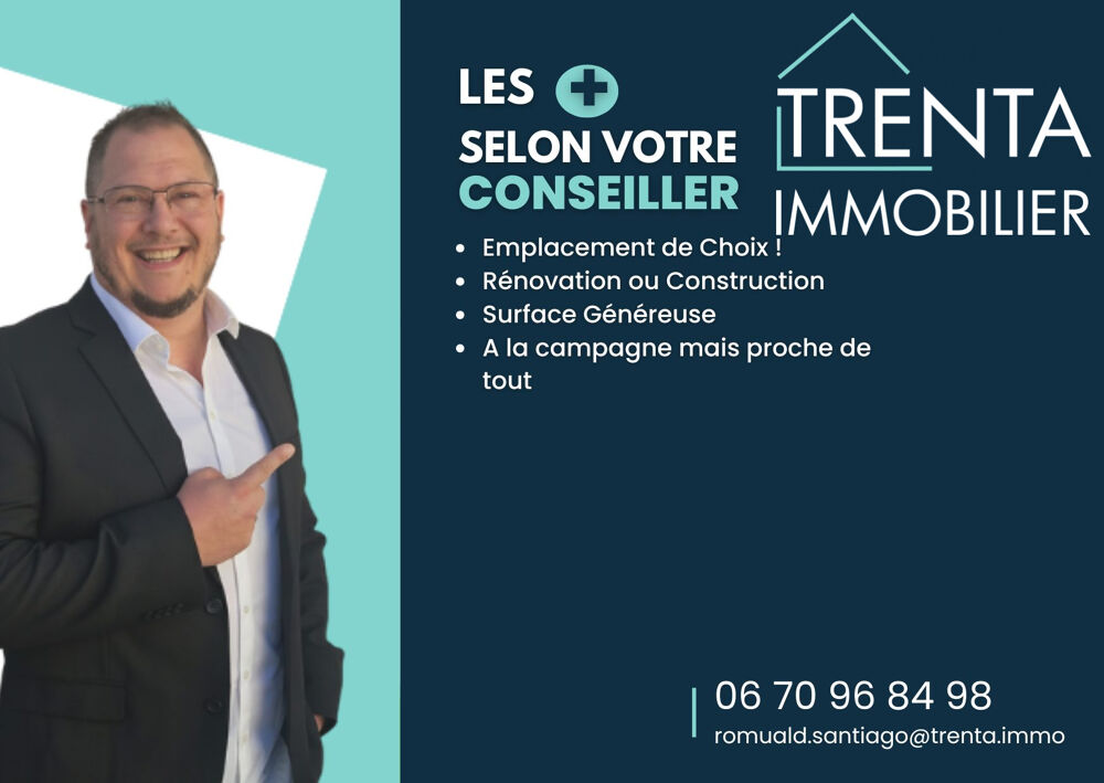 Vente Terrain Terrain 2362 m² dont 1680m² Constructible avec Grange de 120 m Les abrets en dauphiné