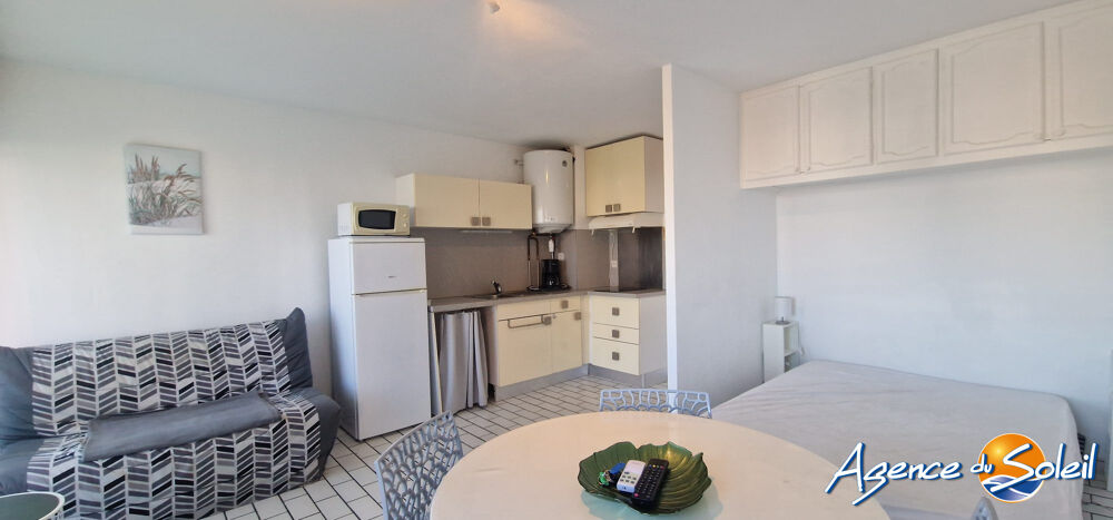 Vente Appartement Studio avec balcon dans résidence en front de mer Canet-en-roussillon