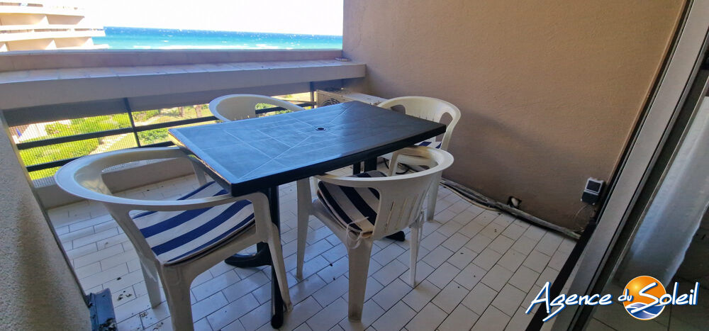 Beau T1-cabine avec belle terrasse vue mer et cave en sous-sol