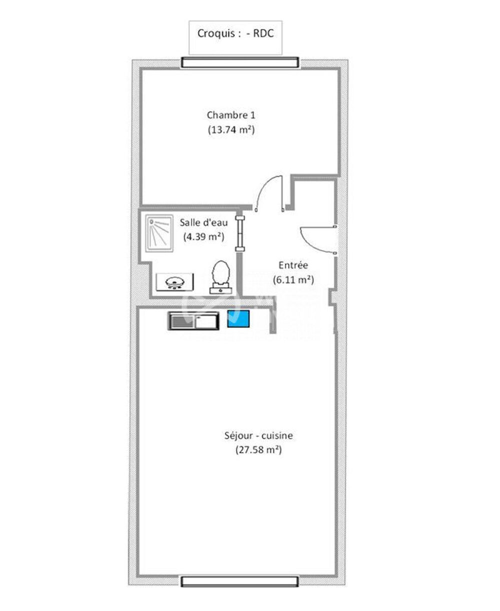 Vente Appartement Berck Plage 500M de la plage – Appartement 2 pièces 52 m² ? Berck