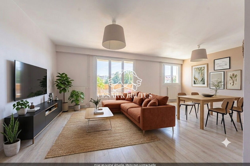 LYON 05 - appartement T4 de 94 m² avec balcon, cave et stationn