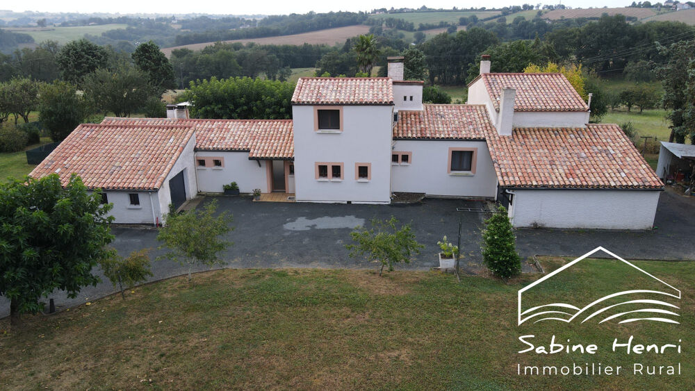 Maison avec 1 gîte sur plus de 1,4 ha de terrain