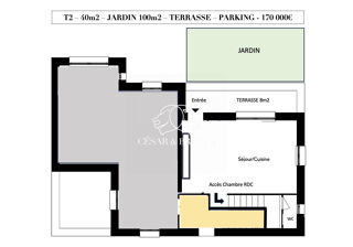  Appartement � vendre 2 pi�ces 40 m�