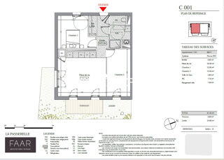  Appartement à vendre 3 pièces 62 m²