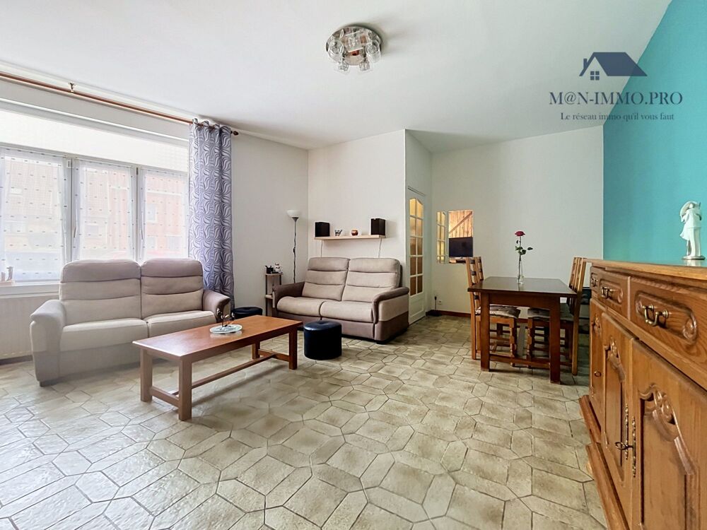 Vente Maison PLAIN PIED - 120m² - GARAGE - STATIONNEMENT FACILE - TERRASSE - Armentières