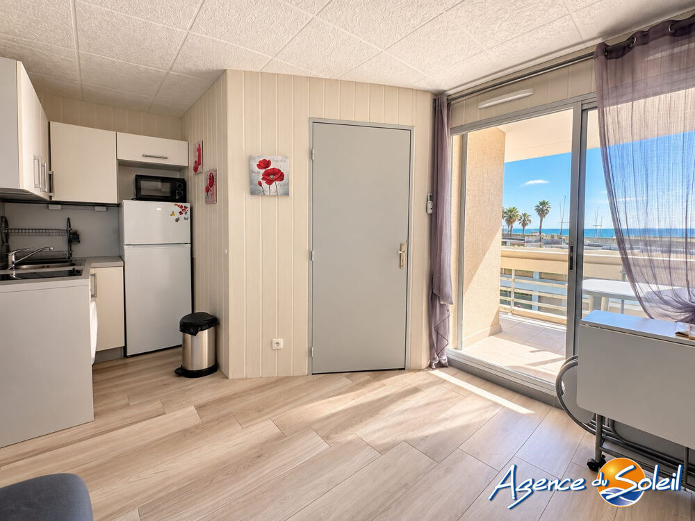 Vente Appartement Beau T2 cabine avec terrasse vue mer Canet-en-roussillon