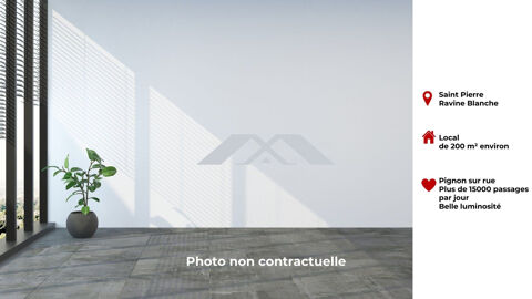 Local 200 m² emplacement de choix Saint Pierre 4000 97410 Saint-pierre