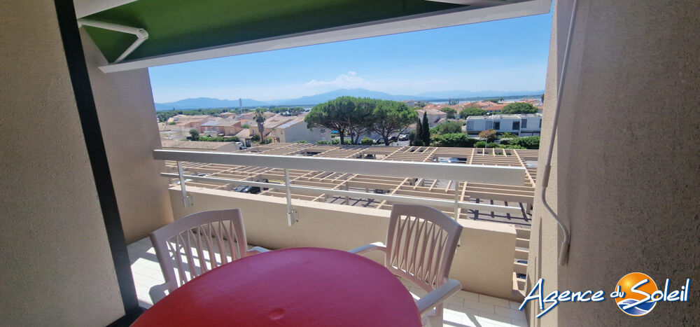 Vente Appartement Beau T1-cabine avec belle terrasse vue Canigou Canet-en-roussillon