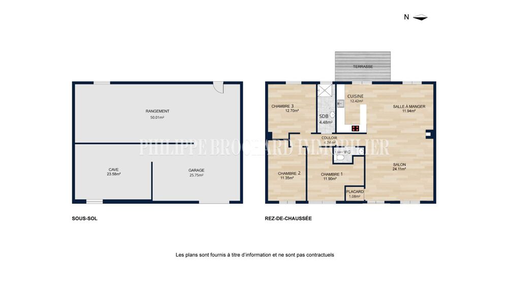 maison avec sous-sol + grand terrain