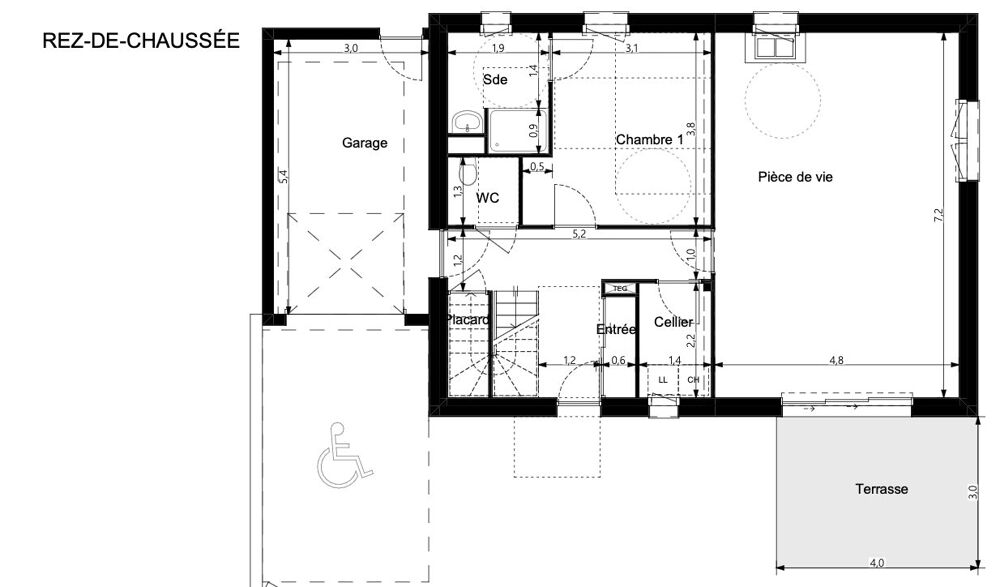 Vente Maison Spacieuse Maison non mitoyenne 10 min du Port, grand terrain, no Concarneau