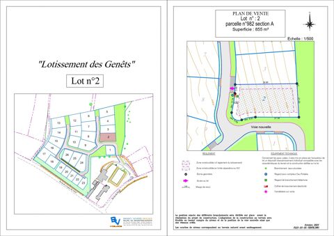 Terrain libre de constructeur 53384 87400 La geneytouse