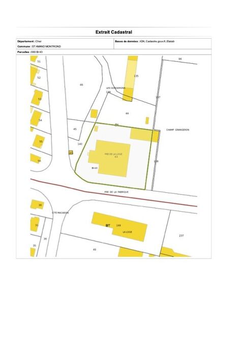   Immobilier Professionnel à vendre Saint-Amand-Montrond 