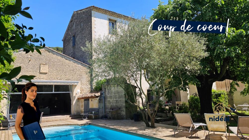 Vente Maison Maison de Maître avec 4 appartements – Jardin et Dépendances Sommières