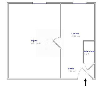  Appartement � vendre 1 pi�ce 30 m� Lyon