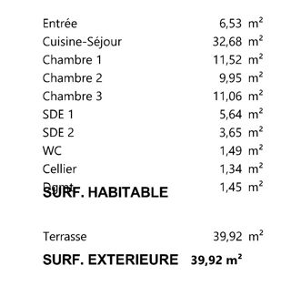  Appartement � vendre 4 pi�ces 86 m�