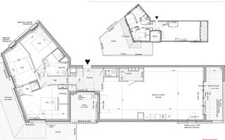  Appartement  vendre 4 pices 119 m