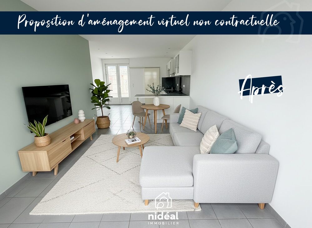 MAISON SEMI-INDIVIDUELLE 3 chambres rénovée à NEUF