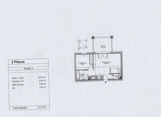  Appartement à vendre 2 pièces 38 m²