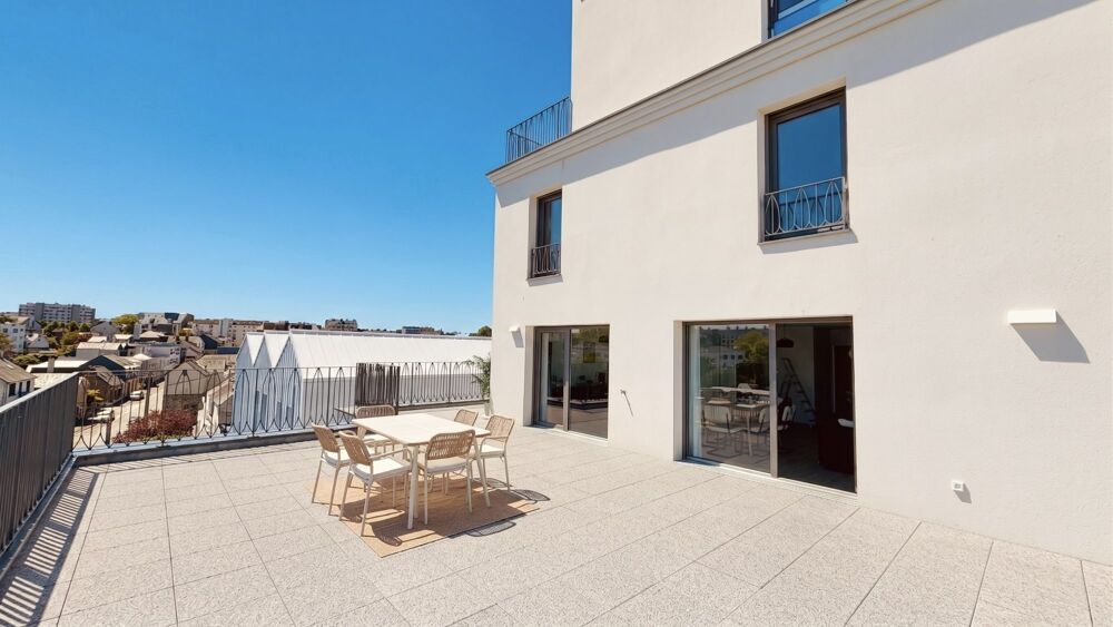 Vente Appartement T4bis, Magnifique terrasse panoramique 100m2, étage élevé Rennes