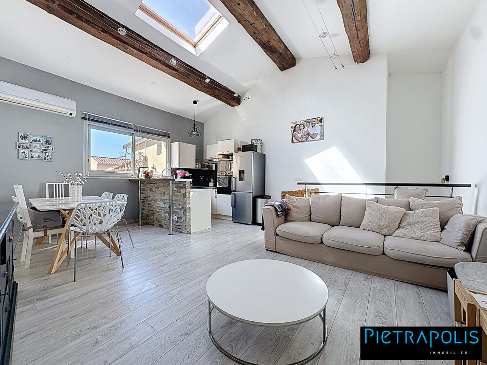 Au coeur de Chaponost, beau duplex T3 de 67 m² avec cour, garag