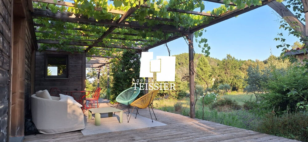Sud Ardèche : 07460 - BANNE : Maison en bois inspirée de l'h