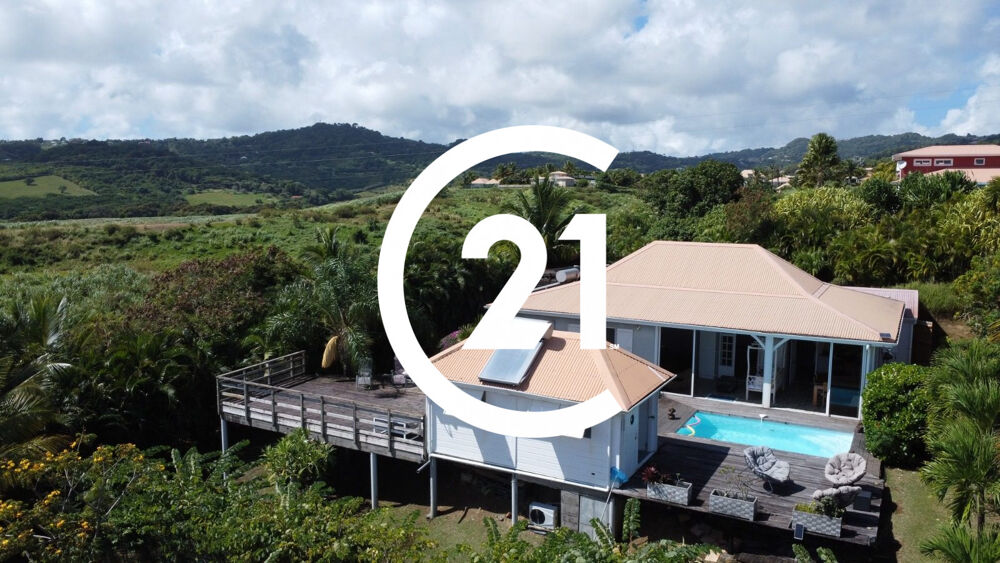 Vente Maison Villa 3 chambres et bungalow, vue mer, piscine au Vauclin Le vauclin