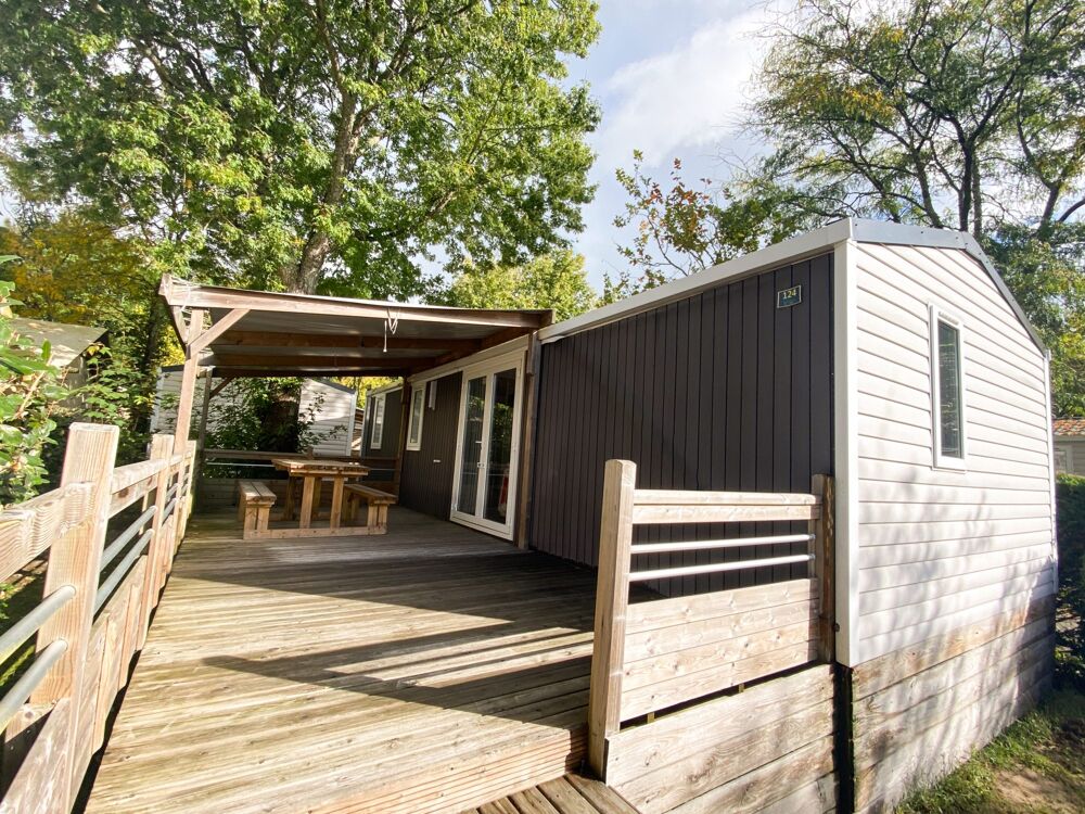 mobil-home 4 chambres sur parc ouvert à l'année