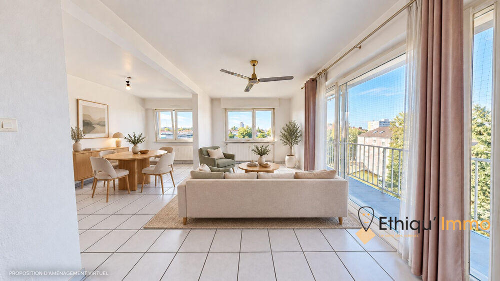 Vente Appartement Spacieux et lumineux 73 m², balcon et garage Mulhouse