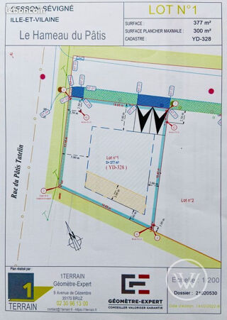  Terrain � vendre 377 m�
