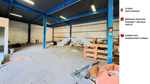 BATIMENT D'ACTIVIT&Eacute; 440 m&sup2; LE PORT 8680 97420 Le port