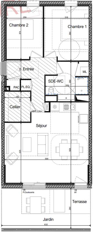  Appartement � vendre 3 pi�ces 71 m�