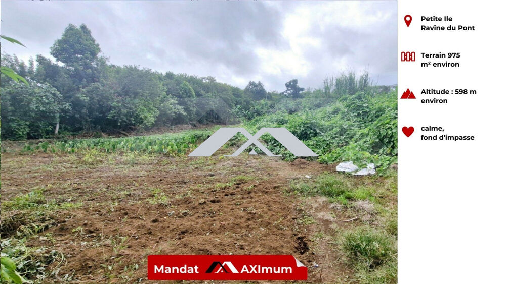 Vente Terrain Terrain 975 m² Petite Ile Petite-Île
