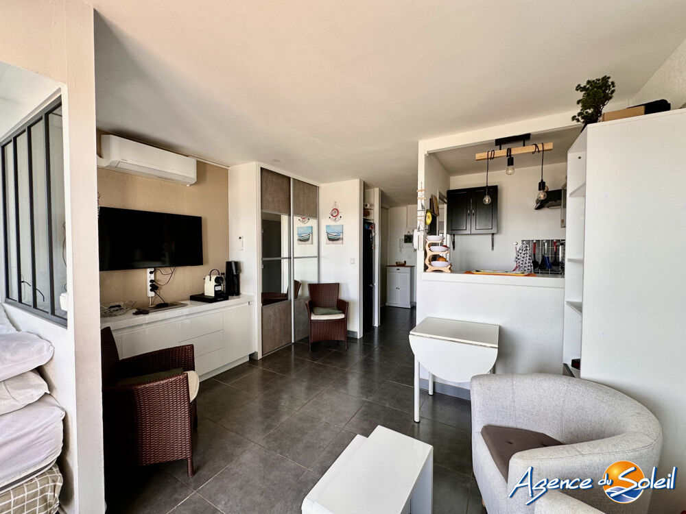 Vente Appartement Très beau studio cabine avec terrasse vue mer Canet-en-roussillon