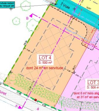  Terrain � vendre 500 m�