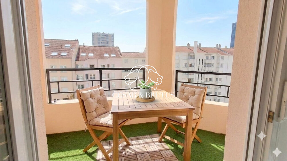 Terrasse, vue, 6e étage, garage