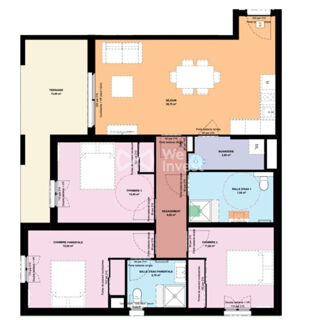  Appartement � vendre 4 pi�ces 87 m�