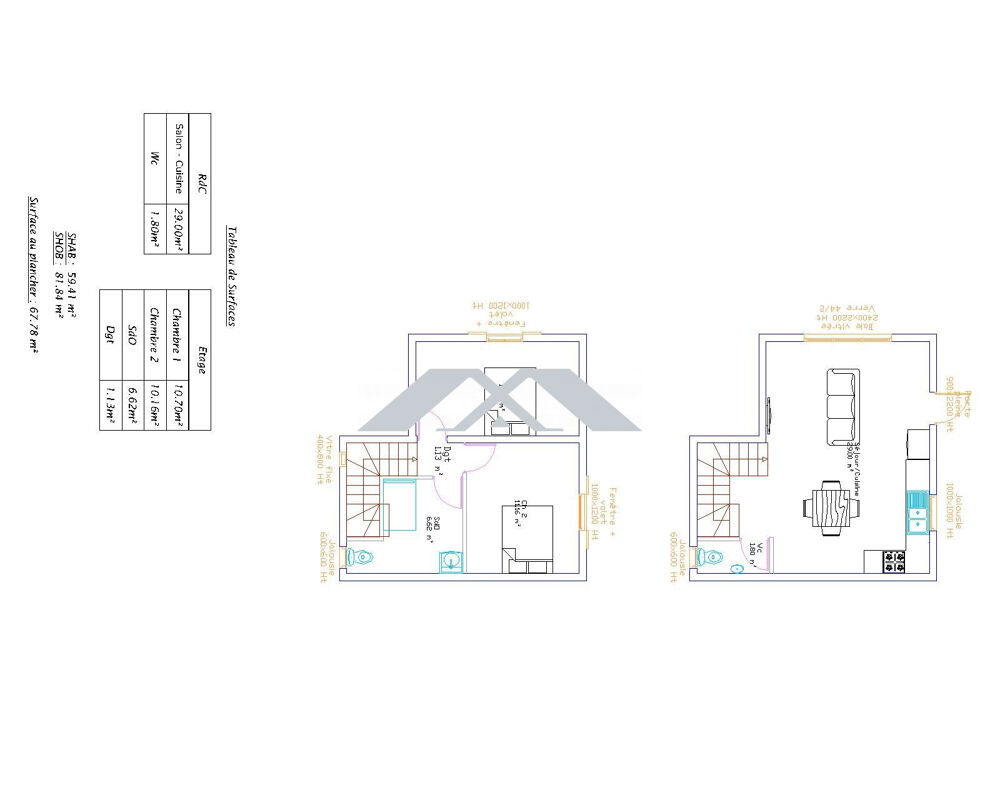 Villa F3 Petite Ile