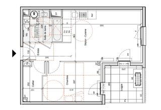  Appartement à vendre 2 pièces 45 m²
