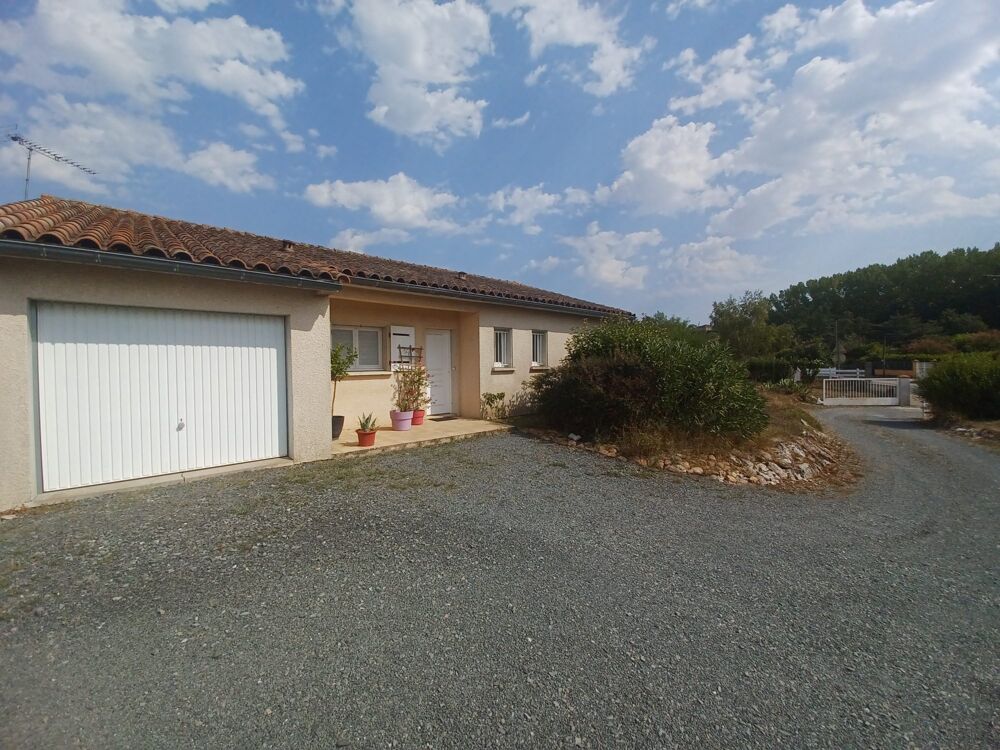 Maison T4 de plain pied avec terrain