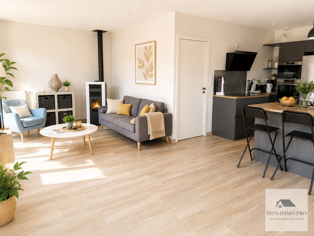 Vente Maison Plain-pied 2019 – DPE B – 100 m² – 3 chambres + bureau ? Gosné