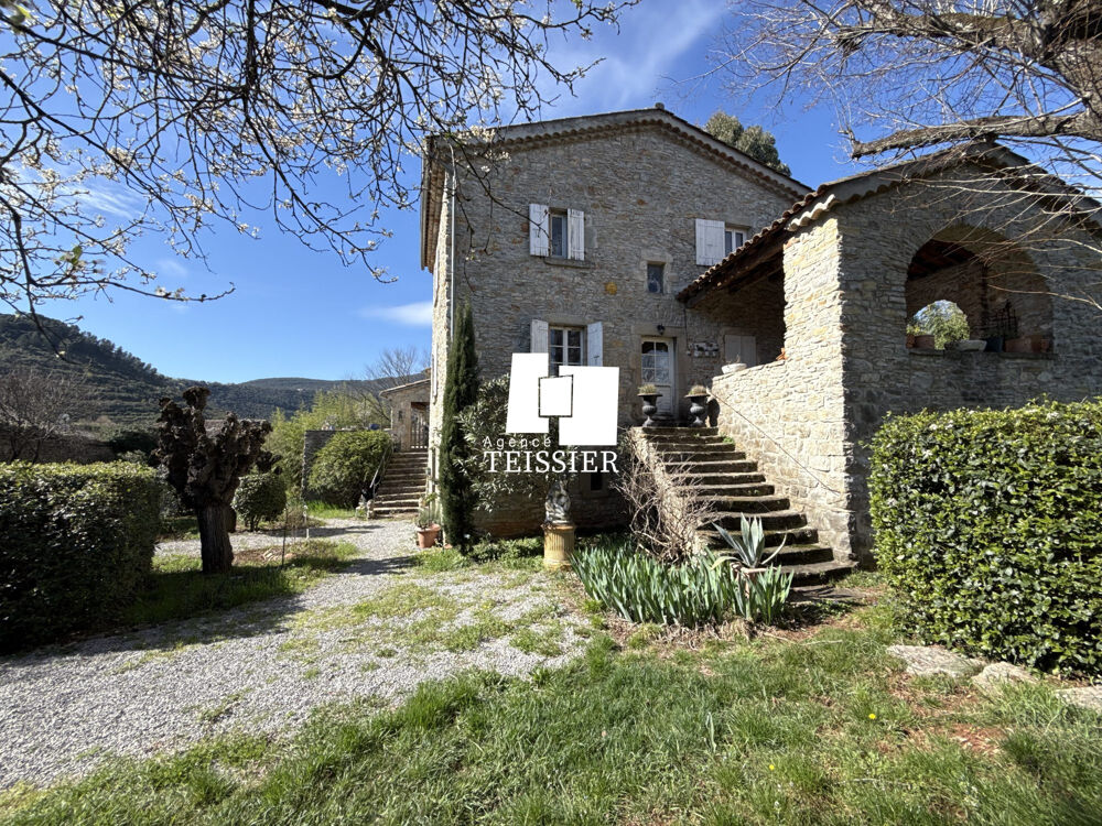 Vente Maison Ardèche Sud : 07140 Les Vans, Mas de caractère au centre du vi Les vans