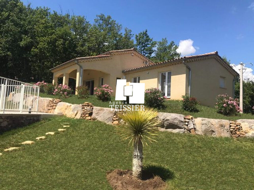 Vente Maison Sud Ardèche : 07120 Ruoms, Villa de standing avec piscine Saint-alban-auriolles