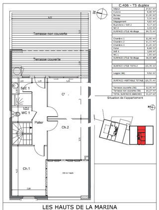 Appartement � vendre 5 pi�ces 152 m�