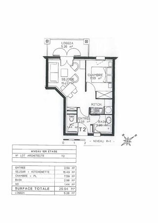  Appartement � vendre 2 pi�ces 30 m�