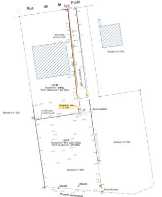  Terrain � vendre 2900 m� Saint-aignan-grandlieu