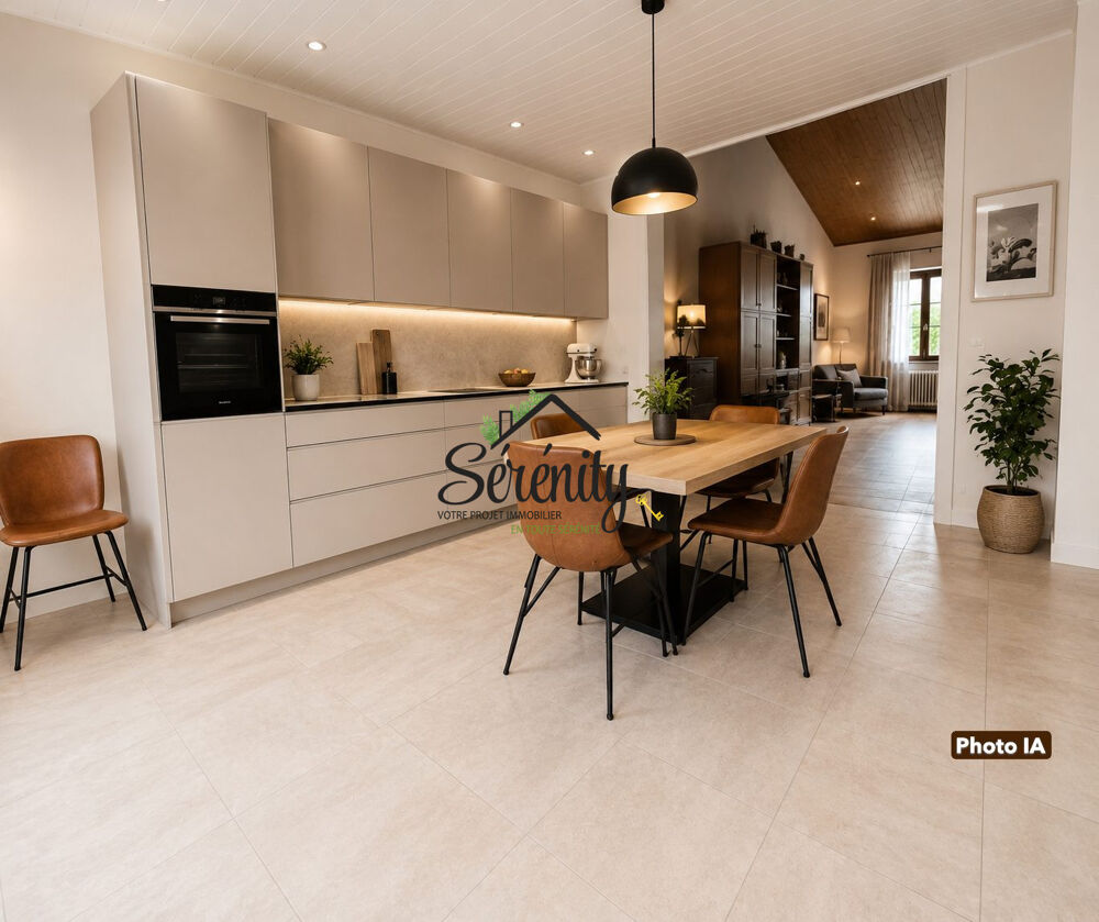 Maison bel-étage 4 chambres  Grande pièce de vie  Double